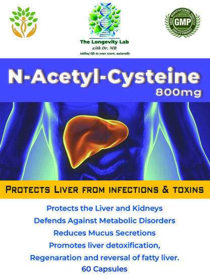 Dr-MBs-N-Acetyl-Cysteine 800mg capsules