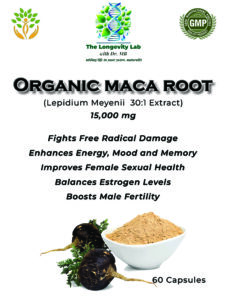 Organic Black Maca 15000mg per capsule