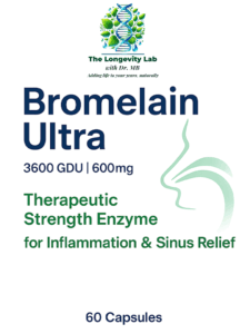 Dr MB’s Bromelain Ultra™ – 3600 GDU | 600mg per capsule