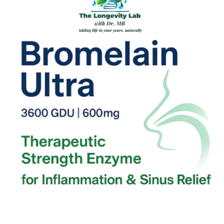 Dr MB’s Bromelain Ultra™ – 3600 GDU | 600mg per capsule