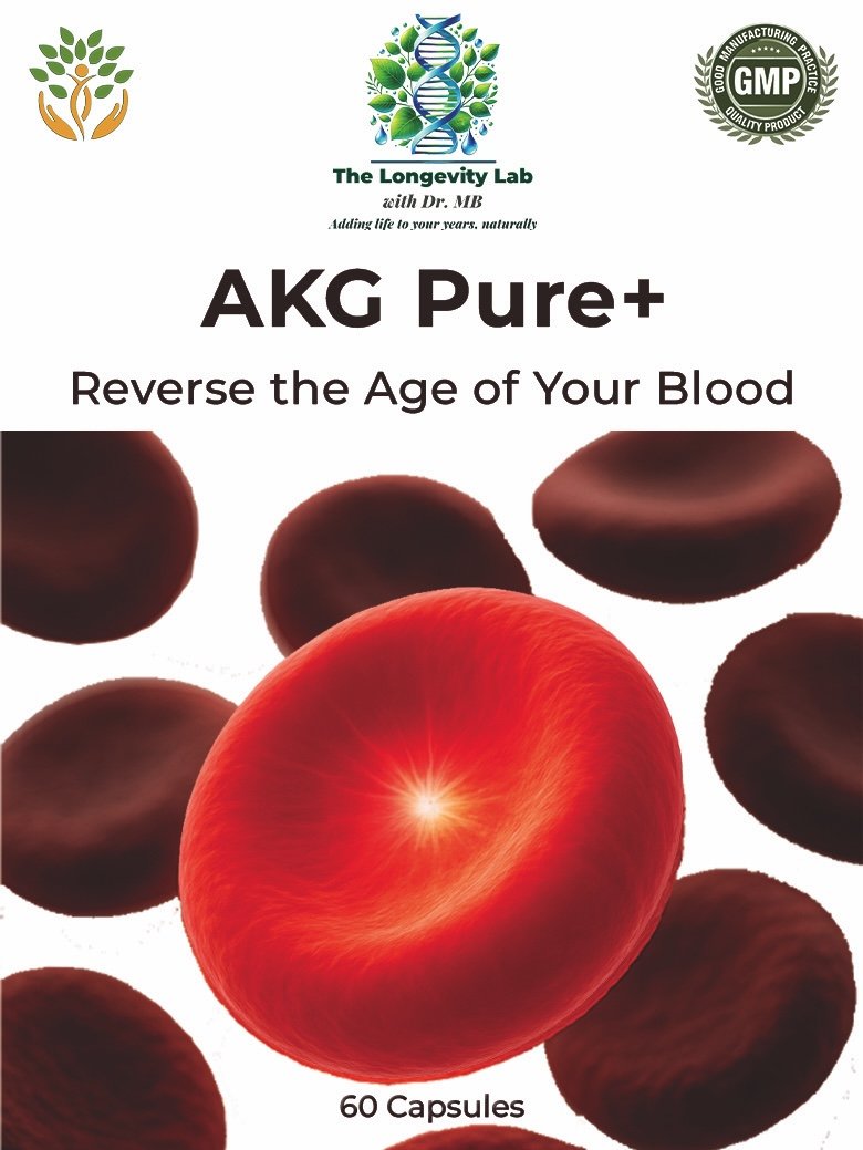 DR MB's AKG Pure+ Reverse the age of your blood.