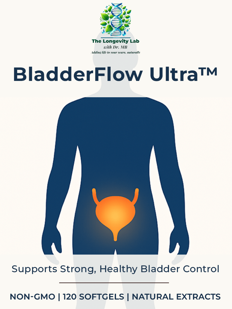 Dr MB’s BladderFlow Ultra™ Supports Strong, Healthy Bladder Control
