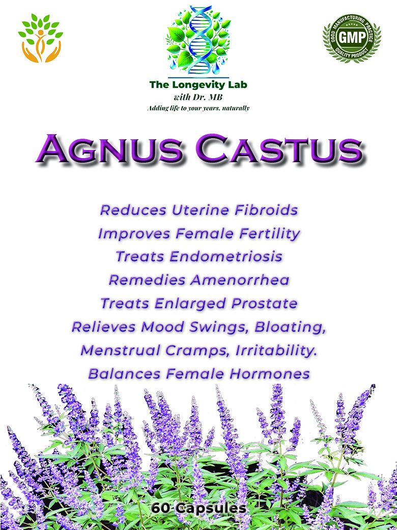 Dr MB's Agnus Castus 10:1 extract equivelant to 5000mg of natural powder